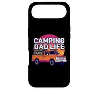 Camping Dad Life Retro Vintage Truck Outdoors Graphic Coque pour iPhone Air