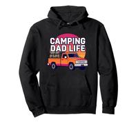 Camping Dad Life Retro Vintage Truck Outdoors Graphic Sweat à Capuche