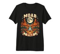 Camping dans Le désert de Moab, dans l'Utah, Aventure au Moon Canyon T-Shirt Haut de Gamme