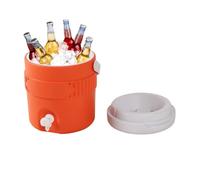 Camping Drink Cooler - Heavy Duty Beverage Jug, Insulated Portable Serveware | 3.8L Outdoor With Strong Temperature Preservation, Convenient Liquid Dispenser For Sports Picnics Festivals Gathering Use