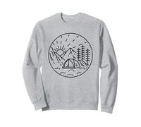 Camping en plein air Nature Aventure Faune Voyage Randonnée Sweatshirt