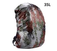 Camping En Plein Air Randonnée Alpinisme Sac À Dos Sac Étanche Housse De Capuchon De Pluie - Type 35l Acu Digital Camo