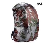 Camping En Plein Air Randonnée Alpinisme Sac À Dos Sac Étanche Housse De Capuchon De Pluie - Type 45l Acu Digital Camo