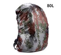 Camping En Plein Air Randonnée Alpinisme Sac À Dos Sac Étanche Housse De Capuchon De Pluie - Type 80l Acu Digital Camo