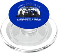 Camping et Sentir comme Un feu de Camp et Une Mule PopSockets PopGrip pour MagSafe