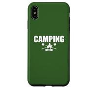 Camping Fire Marshmallow Adventure en Plein air Coque pour iPhone XS Max