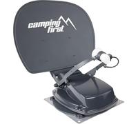 Camping First Satmex 55 Plus - Antenne Satellite Automatique - Anthracite | Montage sur camping-car, seulement 16 cm de hauteur, Bluetooth, grande portée de réception