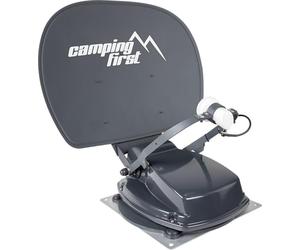 Camping First Satmex 55 Plus - Antenne Satellite Automatique - Anthracite | Montage sur camping-car, seulement 16 cm de hauteur, Bluetooth, grande portée de réception