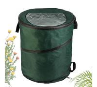 Camping Garbage Bin, Foldable Garbage Bin, Foldable Outdoor Trash Can, Portable Trash Can for Camping, Camping Trash Bin with Lid, Compact Outdoor Garbage Bin for Outdoors Recycle Bins & Backyards