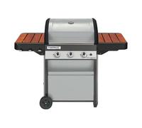 Barbecue gaz CAMPINGAZ 3 SERIES CLASSIC WLX inox 3 brûleurs sur chariot, 61x45 cm