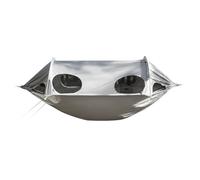 Camping Hammock Hamac de parachute portable 2 personnes avec filet anti-gnat | Lit oscillant léger pour voyages, plage, sacs à dos et aventures en plein air