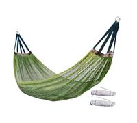 Camping Hammock - Super Soft And Breathable Nylon Mesh Hammock | Netting Tree Portable Swing With Strong 200kg Load | For Adventurers Hikers Backpackеrs Outdoor Backyard Garden Balcony Beach Meditatio