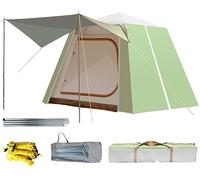 Camping Instant Tent 3-4 Person Pop Up Tent Waterproof & WindprooFamily Tents Easy Setup for Camping Hiking and Outdoor Portable Tent with Carry Bag (Color1 240 * 220 * 195cm) Beautiful Scenery
