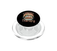 Camping is My Therapy Vacation d'été pour Famille PopSockets PopGrip pour MagSafe