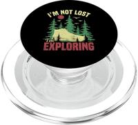 Camping, Je ne suis Pas Perdu, j'explore des randonnées Amusantes pour Hommes et Femmes PopSockets PopGrip pour MagSafe