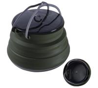Camping Kettle - Camping Tea Kettle | Ta à thé en plein air, pliable Campingg Pot, 1,5 L de grande capacité Open Feu bouillant eau de cuisine gadget cuisine pour la randonnée