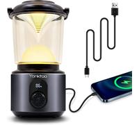 Camping Lamp 10400 Mah,Usb C Battery,Rechargeable,With 5 Lighting Modes And Lcd Display,Ipx5 Camping Light,Waterproof,For Hiking, Emergencies, External Battery, Camping