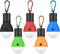 Camping Lamp,5pcs Led Camping Lantern With Hook,Portable Camping Tent Lamp Waterproof Emergency Light For Camping Hiking Fishing Hunting.[H29]