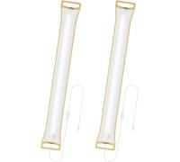 Camping Lamp,Outdoor Lamp,Magnetically Attached And Hookable,Portable,Blow-Type Soft Lamp,Easy To Store,For Camping,Hiking,Spring Outings And Home,Usb Wired (Khaki 2 Pack)
