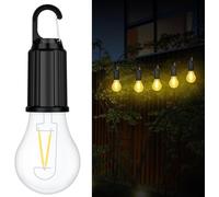Camping Lamp,Usb C Rechargeable Bulb,Warm White 3000k,3 Modes,Camping Tent Bulb With Hook,Portable Rechargeable Lamp For Camping,Hiking,Adventure,Garden (1pc)