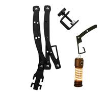 Camping Lantern Stand - Foldable Outdoor Camp Supplies for Travelers Hikers Fishermen | Tabletop Led Lantern Pole, Adjustable Light Holder for Picnic Tent Backyard Tailgate Parties Barbecue, 497g Iron