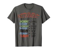 Camping Life Calendrier de Retraite Camping-Car Camper T-Shirt