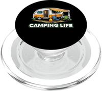Camping Life RV Camper Camper Campfire Adventure PopSockets PopGrip pour MagSafe