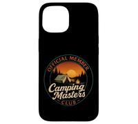 Camping Masters Club Official Vintage Funny for Men Camping Coque pour iPhone 15