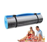 Camping Mat Waterproof - Thick Yoga Workout Pad Aluminum Film EVA Foam, Soft Rebound 185x50cm Portable Design 0.6cm 1cm Variants 200g 220g | Durable Versatile Exercise Mat For Yoga Fitness Beach Grass