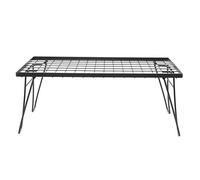 Camping Mini Table De Barbecue Pliable Portable Barbecue en Plein Air Égouttoir Accessoires Station De Cuisson Pliante en Fer Léger pour Pique-Nique Camping Randonnée