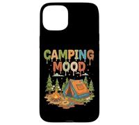 Camping Mood Tente Feu De Camp Guimauves Forêt Coque pour iPhone 15 Plus