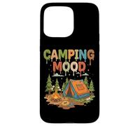 Camping Mood Tente Feu De Camp Guimauves Forêt Coque pour iPhone 15 Pro Max