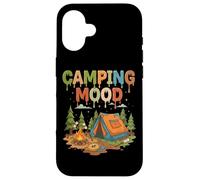 Camping Mood Tente Feu De Camp Guimauves Forêt Coque pour iPhone 16
