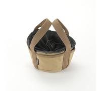 camping moon Campingmoon DO-25-BK Sac de cuisson rond en toile extra épais pour four hollandais 16 cm