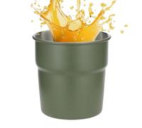 Camping Mug - Outdoor Canteen Beaker, Steel Expedition Chalice, Trekker Liquid Container | Campsite Beverage Hardware For Mountain Forest Seaside Park Backyard Rv Trailer Cabin Hostel Apartment