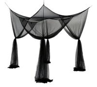 Camping Net | Polyester, 74.8in X 82.7in X 94.5in, White/Black | 4-Door High Square Top, Easy Setup | Portable Foldable Screen For Outdoor Travel, Home