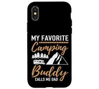 Camping Papa - Mon Copain de Camping préféré m'appelle Papa Coque pour iPhone X/XS