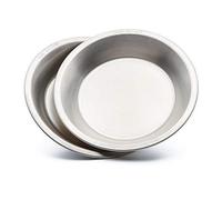Camping Plaque / Bol - Ensemble 2p. (Acier Inoxydable) . Empilable, Durable et Tough. pour Intérieur ou Extérieur Utiliser Idéal Camping, Pêche, Chasse, Famille Pique-Niques, Survie Even As A Enfants