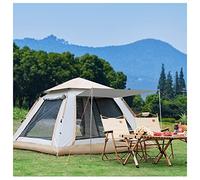 Camping Pod 4 People Pop Open in Three Seconds,Double Doors and Four Windows Lightweight Tent Practical and Stable Family Camping Tent for Hiking Backpacking