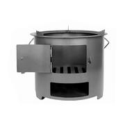 Camping Poêle à Bois Portable, Fourneau de Fusée d'extérieur for l'Art Culinaire en Plein Air Pique-niques Barbecues Chasse et Pêche(30x30x26cm)