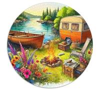 Camping Puzzle De 1000 Pièces pour Camping Van Filles Parfait Encastrement Qualité Supérieure Impossible Difficile Entertainment' Artist Art 1000pcs (67.5x67.5cm)