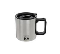 CAMPING Quart Inox double paroi - 0,4 L - Gri et noir