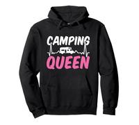 Camping Queen Amusant Camping Sweat à Capuche