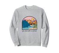 Camping, randonnée et alpinistes rêvent Sweatshirt