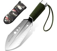 Camping Shovel,8 In 1 Multifunctional Survival Shovel,Mini Portable Military Shovel,Tactical Shovel For Cutting Branches,Camping,Bivvy,Survival,Hiking And Gardening (Silver)