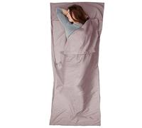 Camping Sleeping Bag Liner - Lightweight Microfiber Travel Sheet for Adults | Polyester And Microfiber Sleeping Bag Liner Measuring 29.52 x 82.67 Inch, Weighing 380g, With Pillow Pocket And Roomy Leg Spa