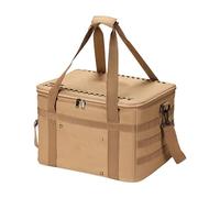 Camping Storage Bag, Outdoor Soft Cooler Container, Insulated Large Capacity Organizer, 14.96x14.57x9.84 inches for Water, Beer, Juice, Fruits, Seafood, Salad, Picnic, Beach Travel