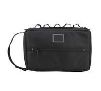 Camping Storage Caddy, Outdoor Cooking Tool Organizer, Waterproof Foldable Bag, 23x14x7cm, with Compartments, Bbq Utensil Holder, for Hiking, Travel, Home, Backyard Grilling Household Activity