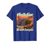 Camping sur la Rive Nord du Grand Canyon T-Shirt, Homme, Bleu Royal, S