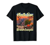 Camping sur la Rive Nord du Grand Canyon T-Shirt, Homme, Noir, S